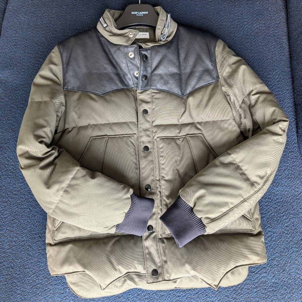 SAINT LAURENT PARIS Western-style bomber jacket IT50